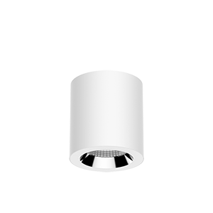 Светодиодный светильник VARTON DL-02 Tube накладной 125х135 мм 18 Вт 4000 K 35° RAL9010 белый матовый DALI